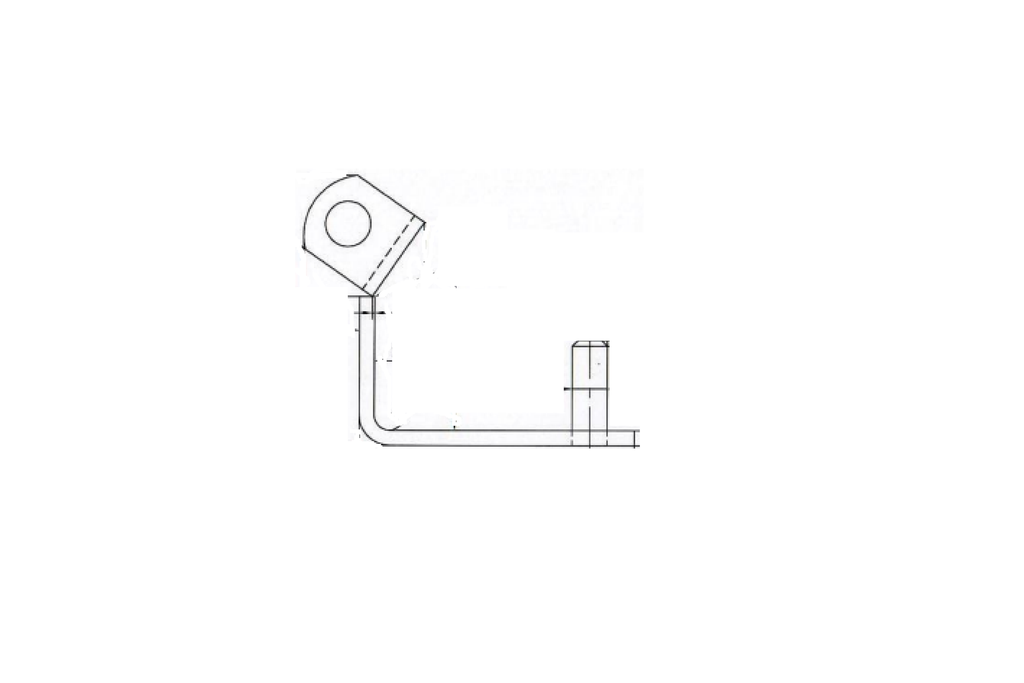 10KA033 ATTACHE TRAVERSE PIGNON ANGLE