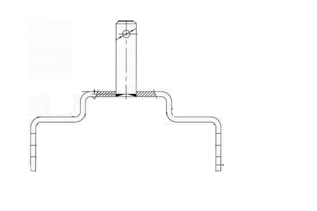 10KA009 ATTACHE BARRE RIDEAUX ANGLE PIGNON