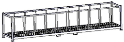 199-0014 RACK TOIT 5500 01-AC-RA-BA-5500